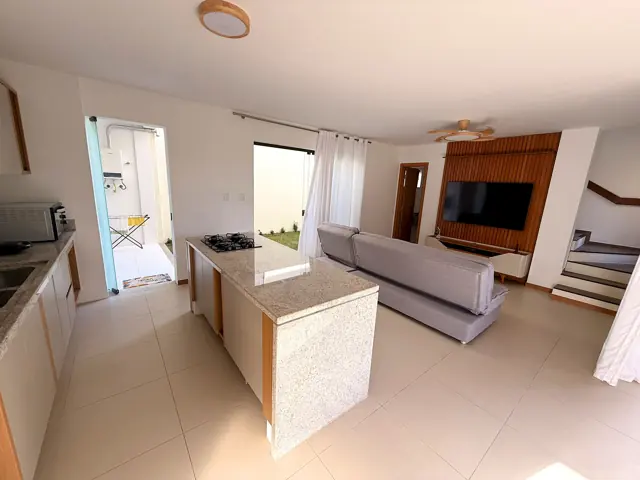 Cozinha e sala